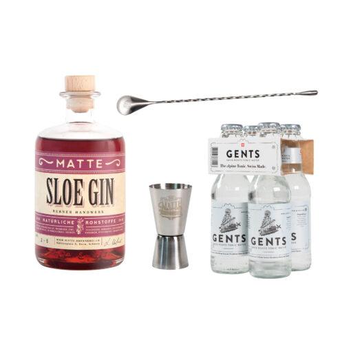 Matte Sloe Gin & Tonic Set